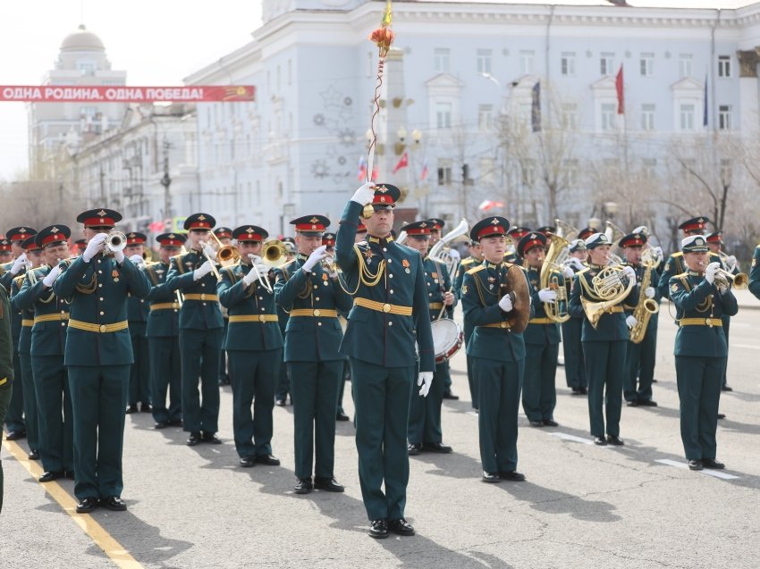 Военный оркестр пресс-службы правительства Забайкалья