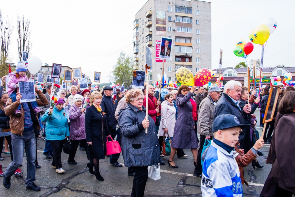 "Бессмертный полк", Фото с места события собственное