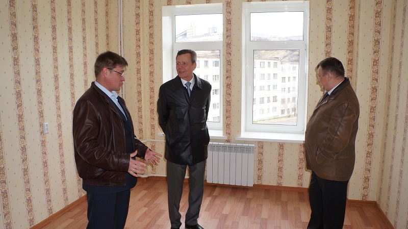 В новой квартире , Фото с места события собственное