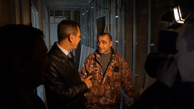 По срокам успеем!, Фото с места события собственное