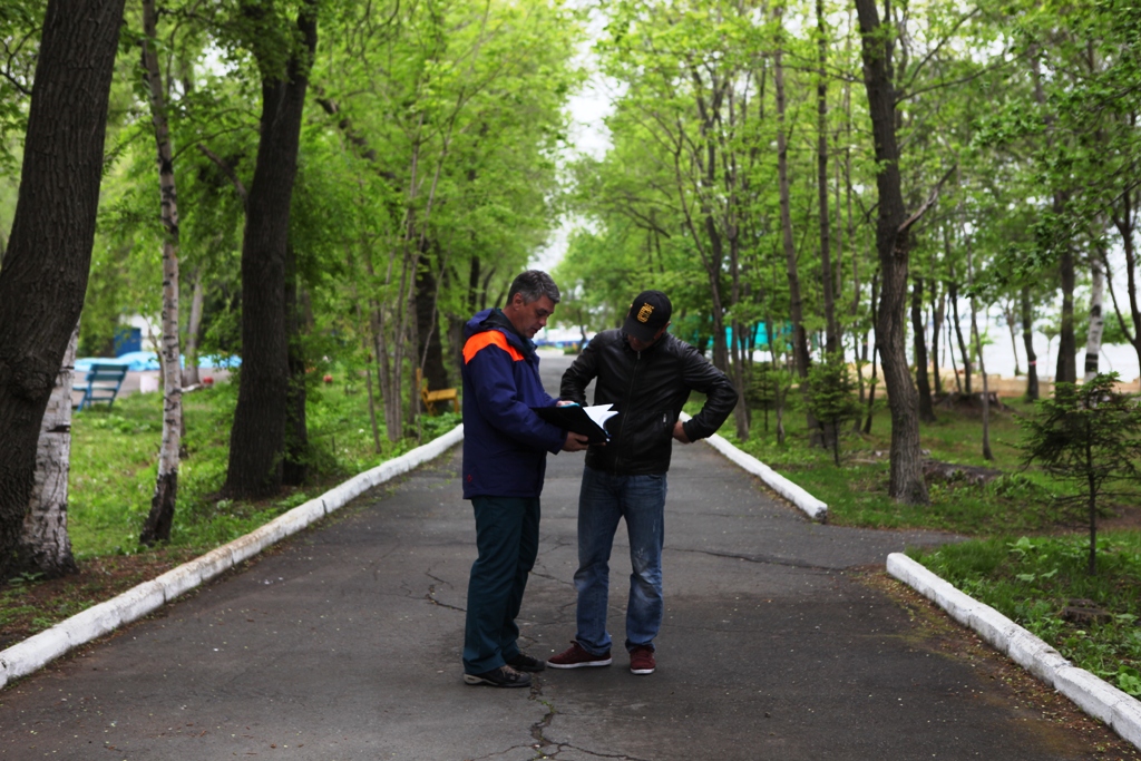 Специалисты отметили, выполняются ли требования по безопасности, Фото с места события собственное