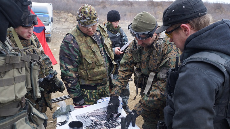 Постановка боевой задачи, Фото с места события собственное