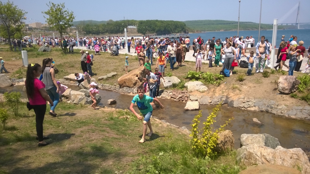 Срочно в водичку, Фото с места события собственное