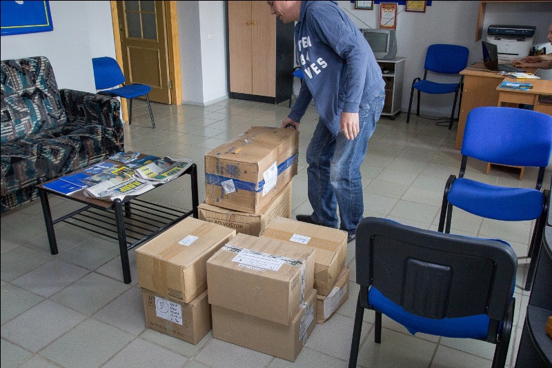 Гуманитарный груз для отправки в Донецкую народную республику собрали активисты ЛДПР в ЕАО, Фото с места события из других источников