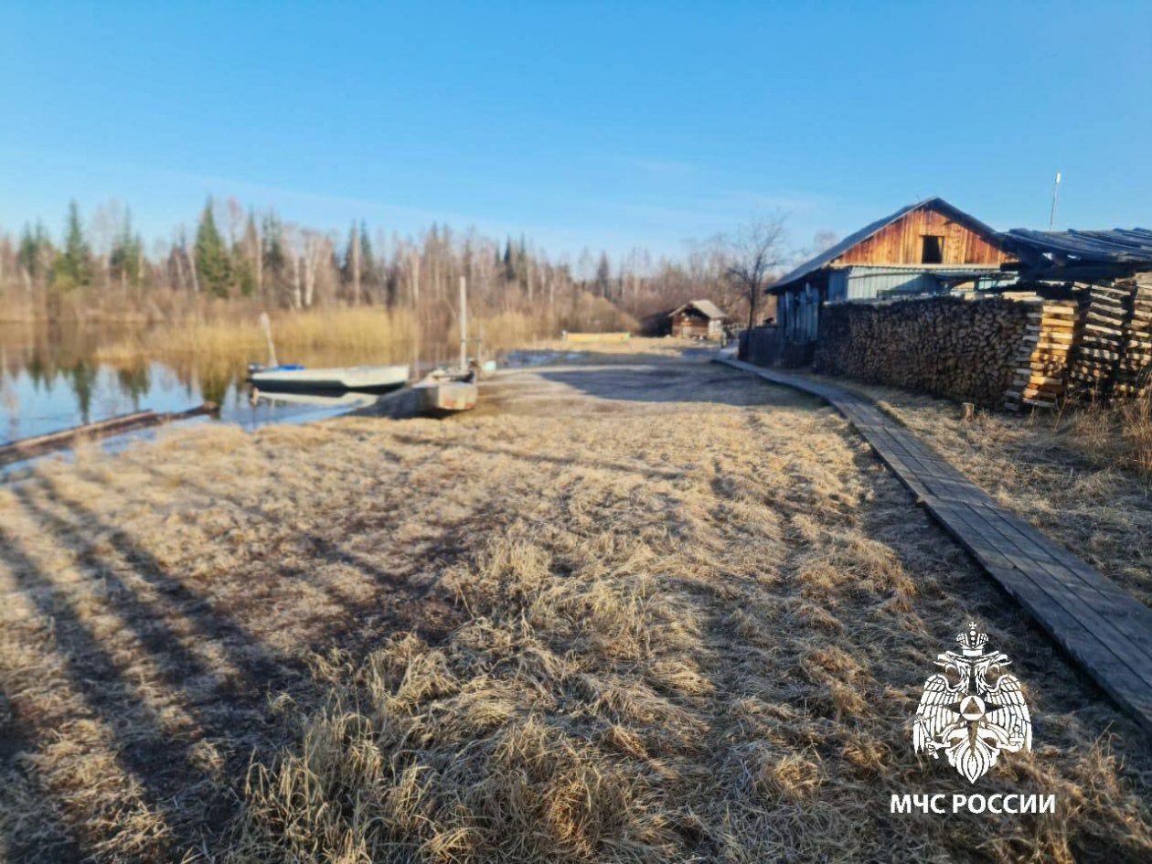 Уровень воды реки Непа в Катангском районе поднялся до отметки 490 см