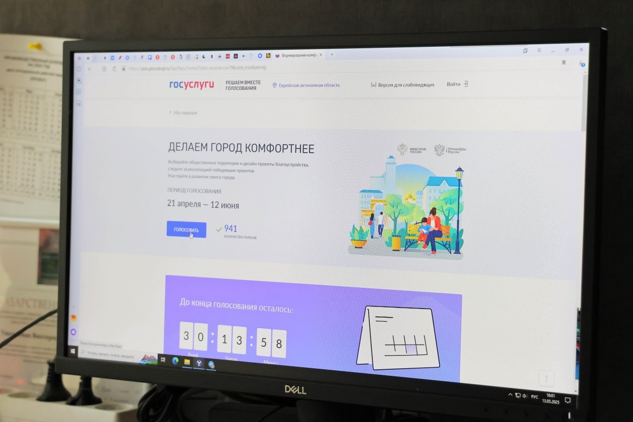 Жители ЕАО могут отдать голос за благоустройство общественных пространств