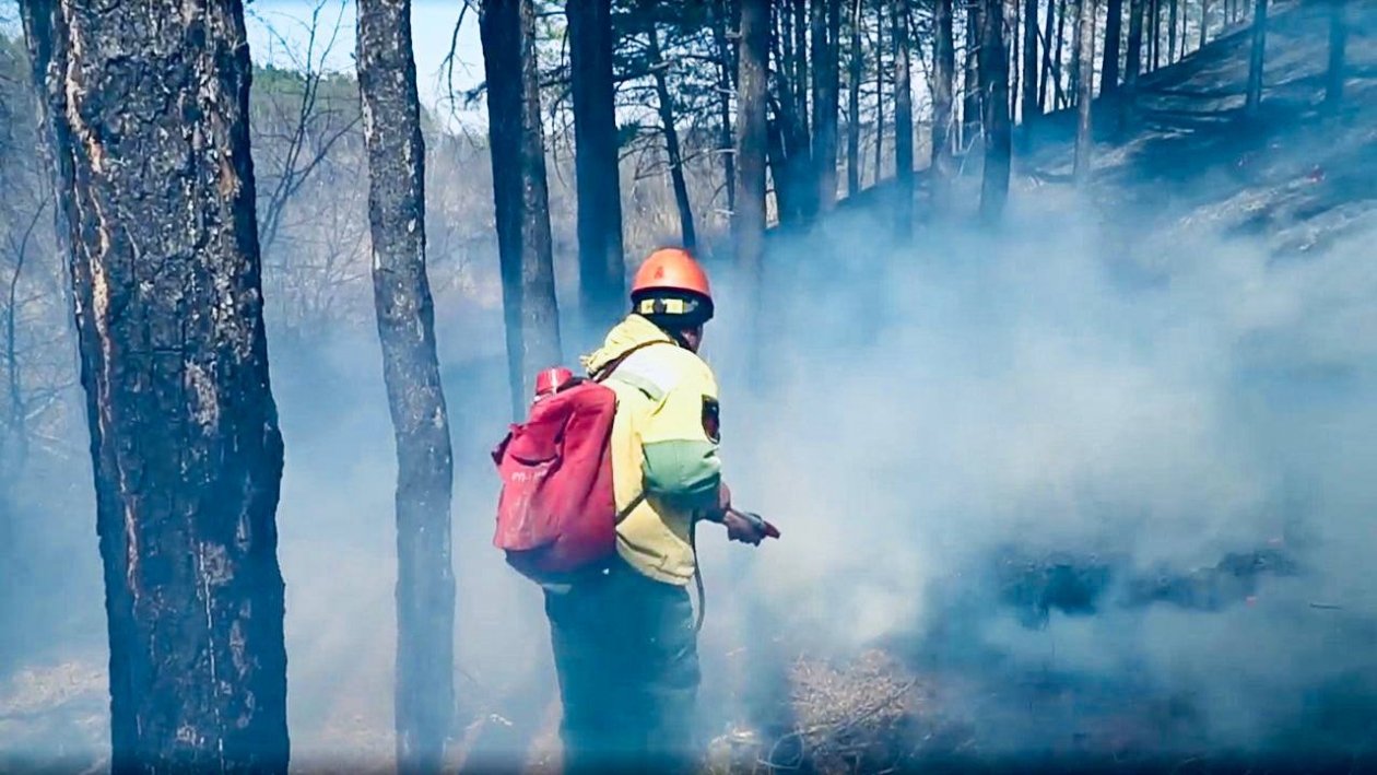 Тушение пожара РАЛХ