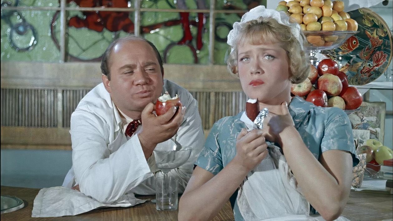 Тематическое фото кадр из фильма &quotПолосатый рейс&quot, 1961 год