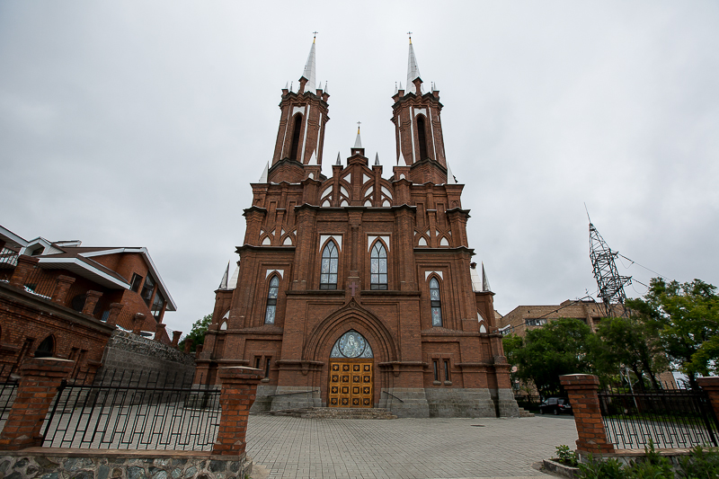 Католическая церковь Пресвятой Богородицы, ул.Володарского 22, Фото с места события собственное