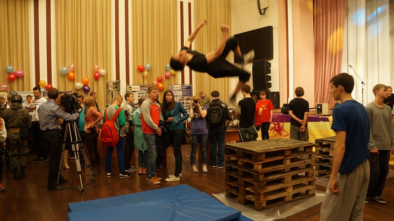 Летающие акробаты Magair family, Фото с места события собственное