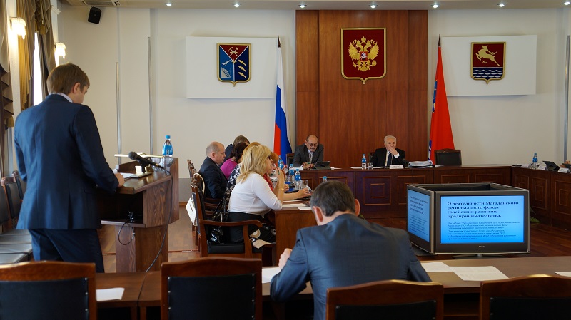 Заседание правительства Магаданской области Гужвенко Сергей ИА MagadanMedia