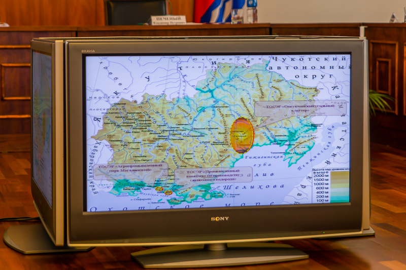 С проектами опережающего развития Колымы ознакомился Юрий Трутнев, Фото с места события собственное