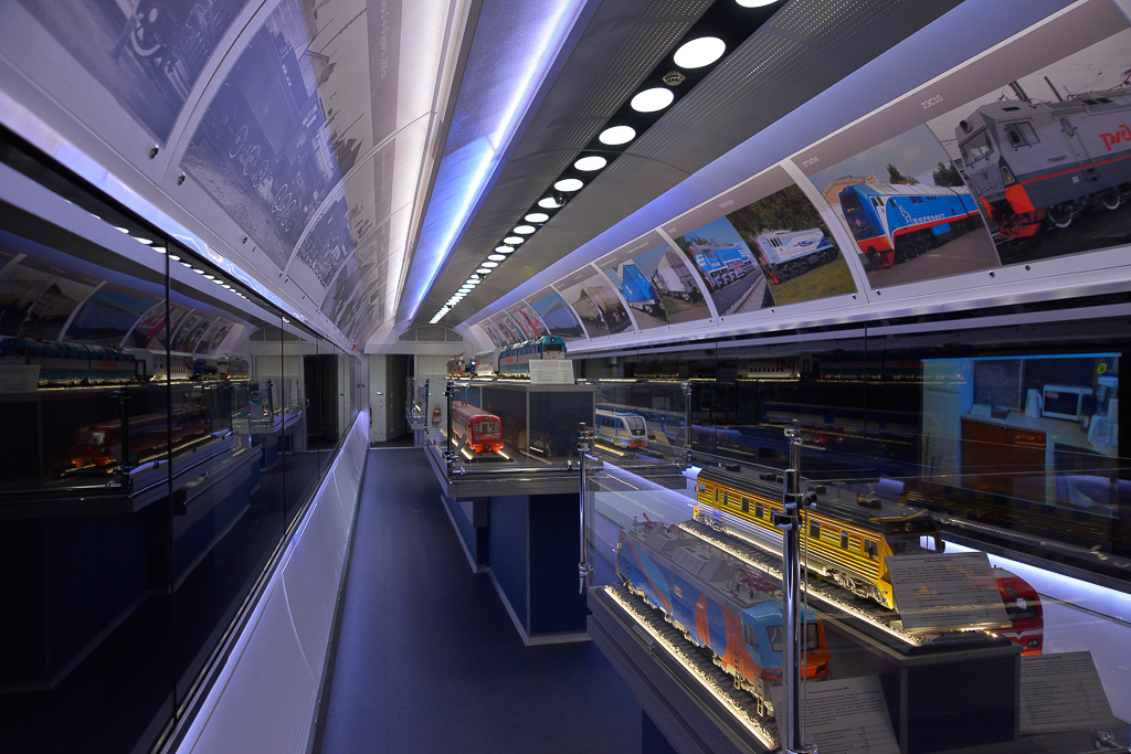 В музее представлены миниатюры поездов, Фото с места события собственное
