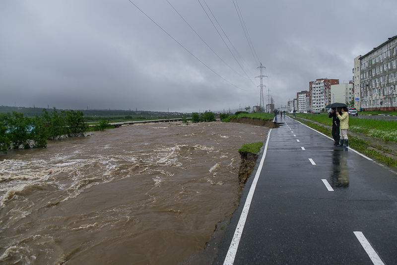 Велосипедная дорожка, Фото с места события собственное