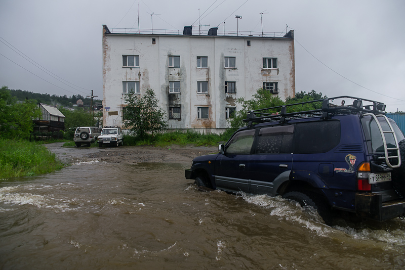 Критическая ситуация в микрорайоне Солнечный, Фото с места события собственное