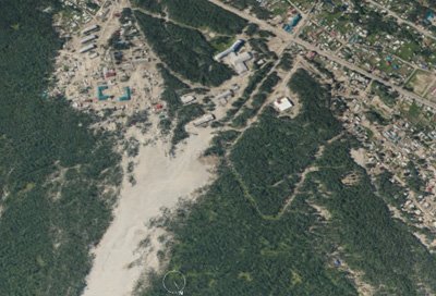 Беспилотник и снимки из космоса используют ученые для изучения Аршанского селя в Бурятии, Фото с места события из других источников