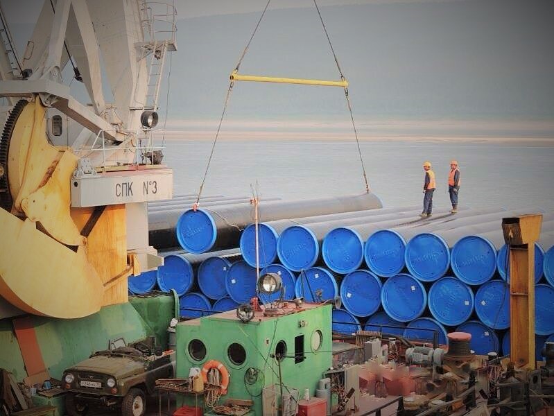 Первые трубы газопровода "Сила Сибири" доставлены в Якутию, Фото с места события из других источников