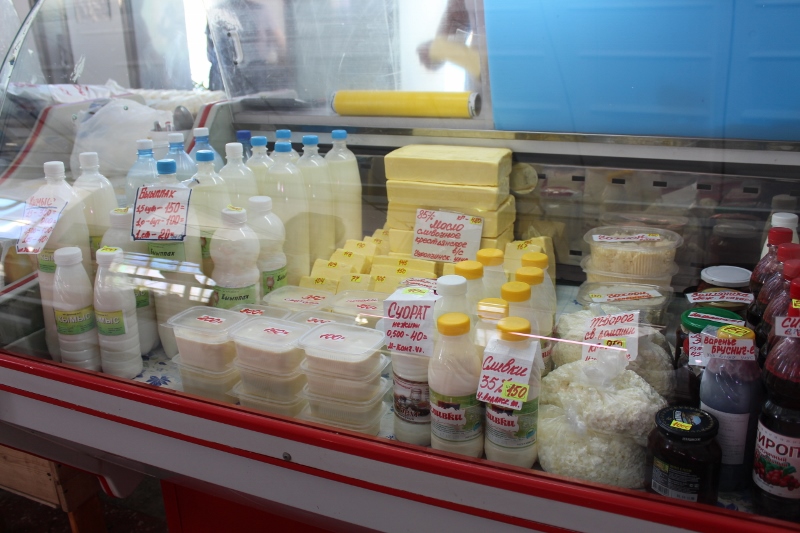 Цены на продукты на рынках Якутска, Фото с места события собственное