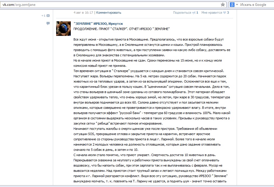 Плановый переезд приюта для собак и кошек как побег восприняли зоозащитники Приангарья, Фото с места события собственное