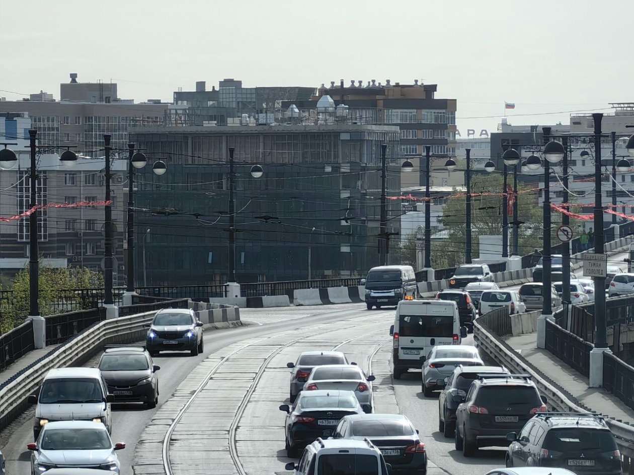 Автомобили, пробки, дорога, Глазковский мост ИА IrkutskMedia, Антон Ерошенко