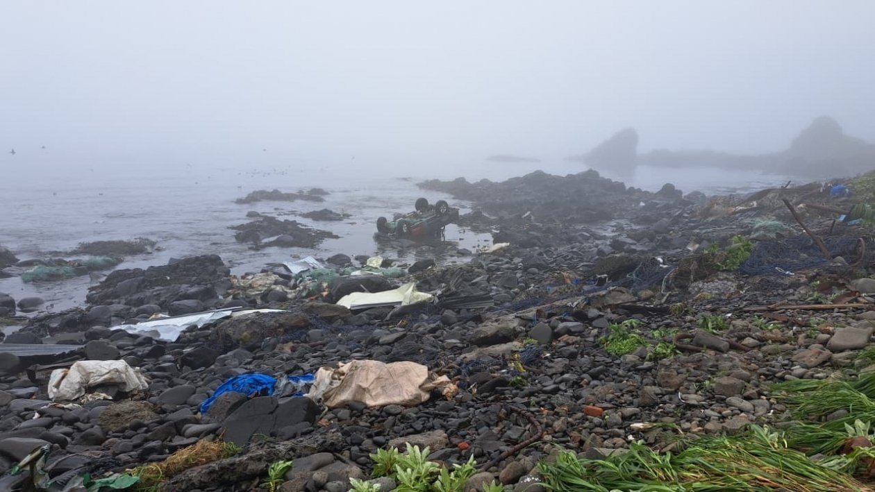 Последствия стихийного бедствия в Северо-Курильске пресс-служба правительства Сахалинской области
