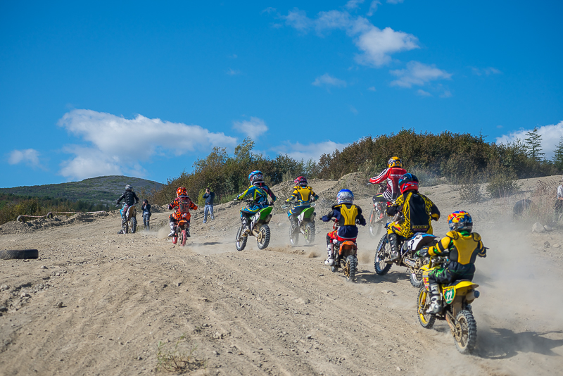 Финальный заезд младшей возрастной категории, Фото с места события собственное