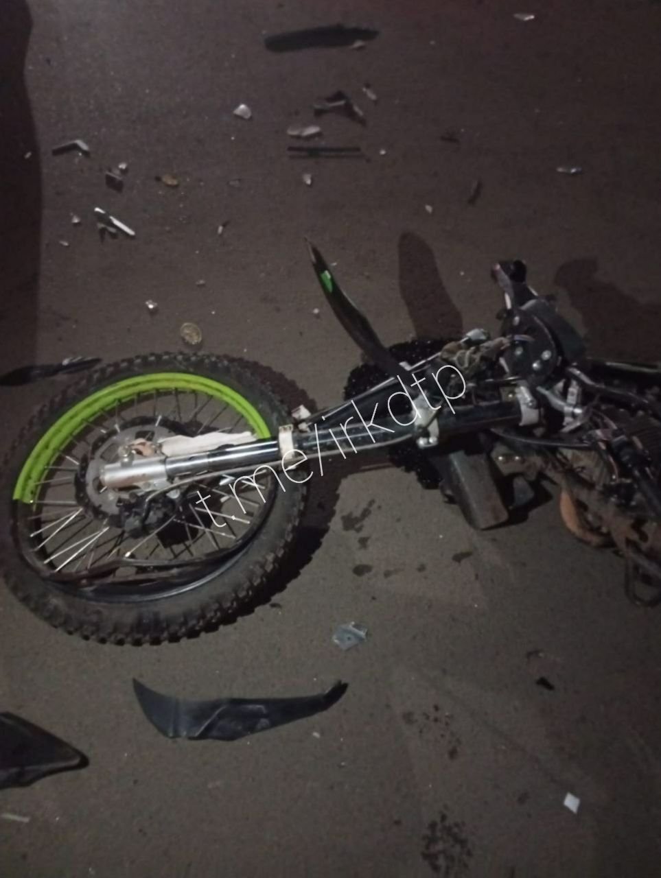 Жесткое столкновение мотоцикла с иномаркой произошло в Жигалове Тг-канал (18+) &quotДТП38&quot