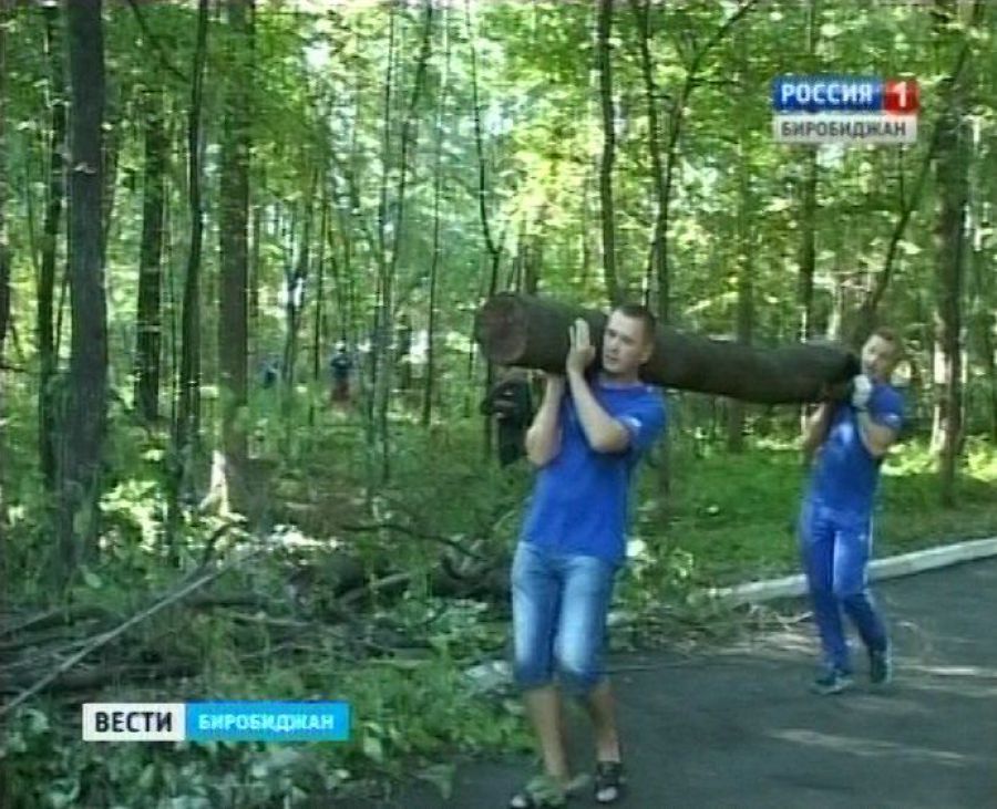 Экологическую акцию "Зеленая Россия" поддержали жители Биробиджана ГТРК "Бира"