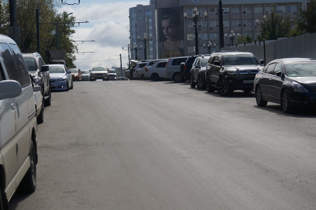 Новый асфальт на улице Тургенева, Фото с места события собственное