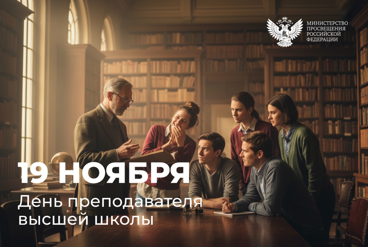 Поздравление Министра просвещения Сергея Кравцова с Днем преподавателя высшей школы Источник