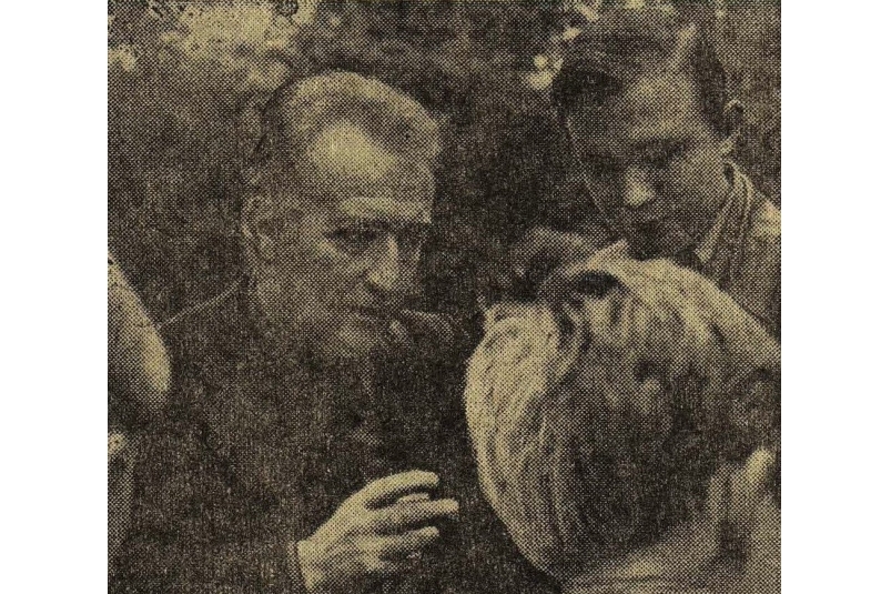 Джанни Родари со школьниками Пятигорска в 1979 году газета &quotСтавропольская правда&quot