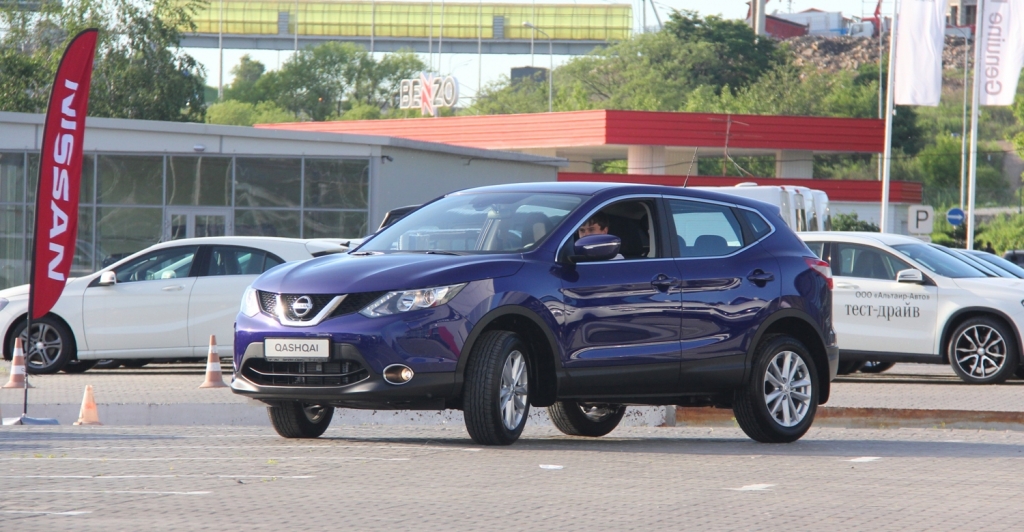Новый Nissan Qashqai, Фото с места события собственное