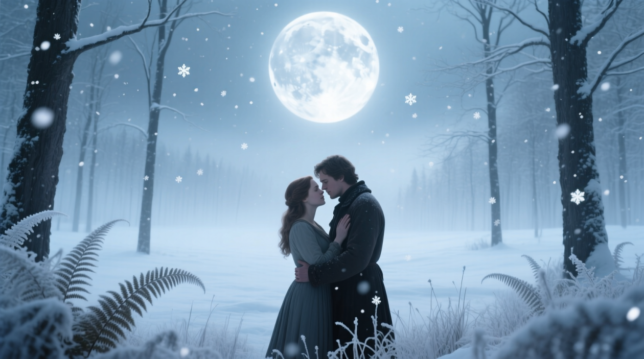 Лунная магия любви: вот как привлечь суженного в январе - ночное гадание ИИ Qwen (18+)