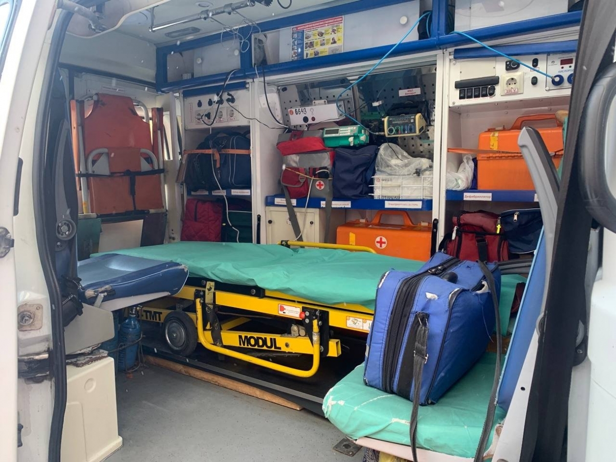 Место происшествия (автомобиль скорой медицинской помощи) СК по Бурятии