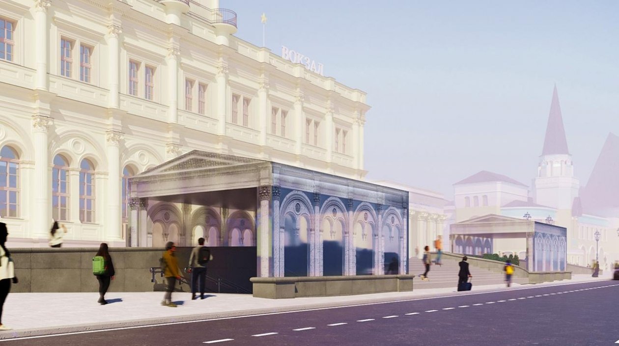 проект визуализации выходов 7 и 8 со станции метро