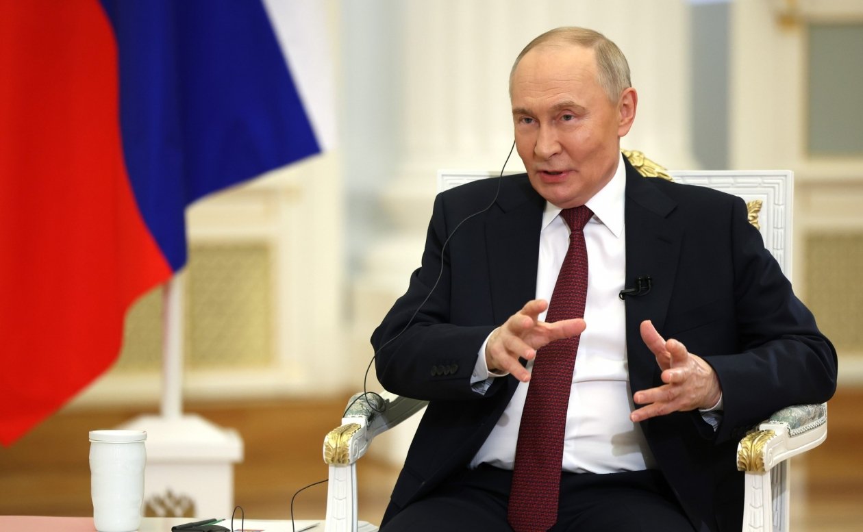 Интервью президента РФ Владимира Путина телеканалам Aaj Tak и India Today. пресс-служба Кремля