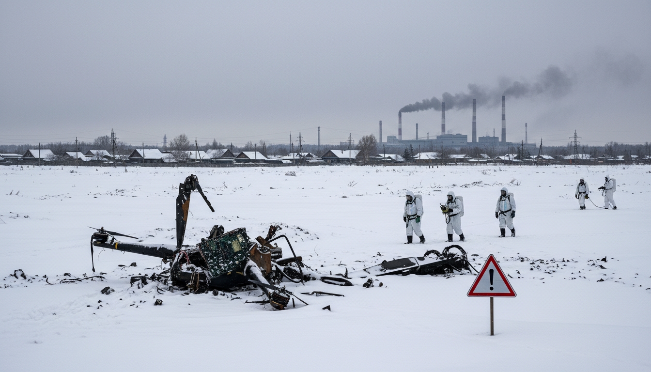 В Киришском районе обнаружены обломки БПЛА после отражённой атаки Сгенерировано