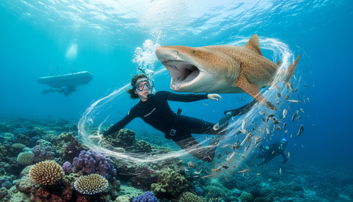 Петербургская туристка пострадала от акулы на Мальдивах Сгенерировано