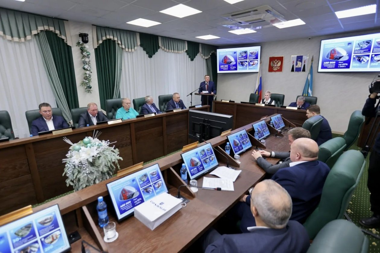 Отчет губернатора Валерия Лимаренко в областной Думе пресс-служба правительства Сахалинской области