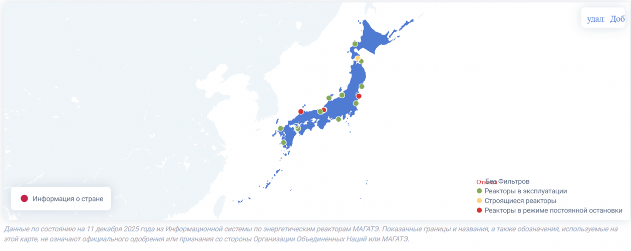 Скриншот с сайта МАГАТЭ