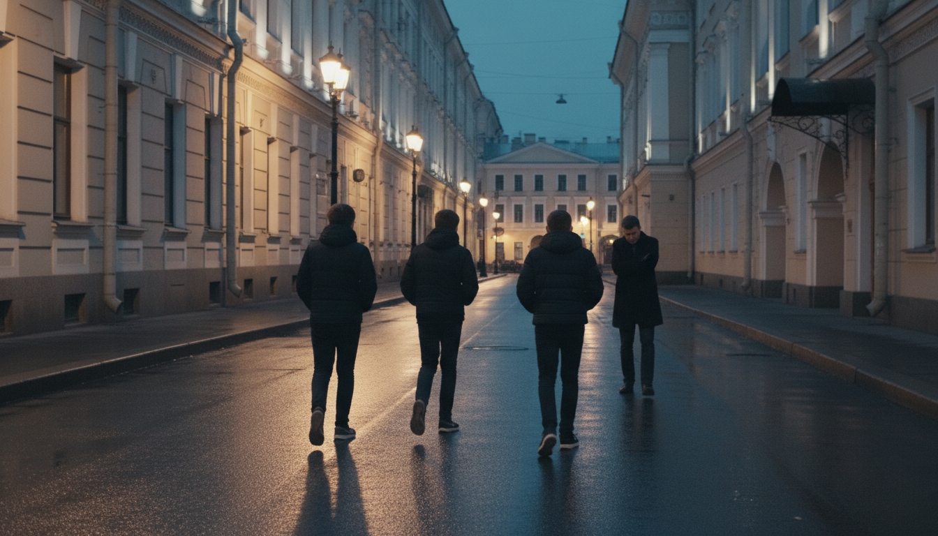 Трое подростков обстреляли петербуржца из сигнального пистолета Сгенерировано