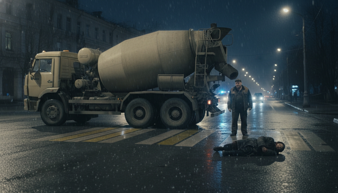 В Шушарах бетономешалка сбила пенсионерку на пешеходном переходе Сгенерировано