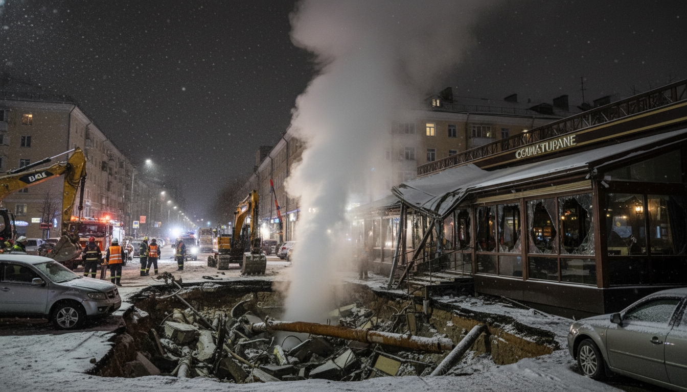 42 дома в Петербурге остались без отопления из-за аварии на теплосети Сгенерировано