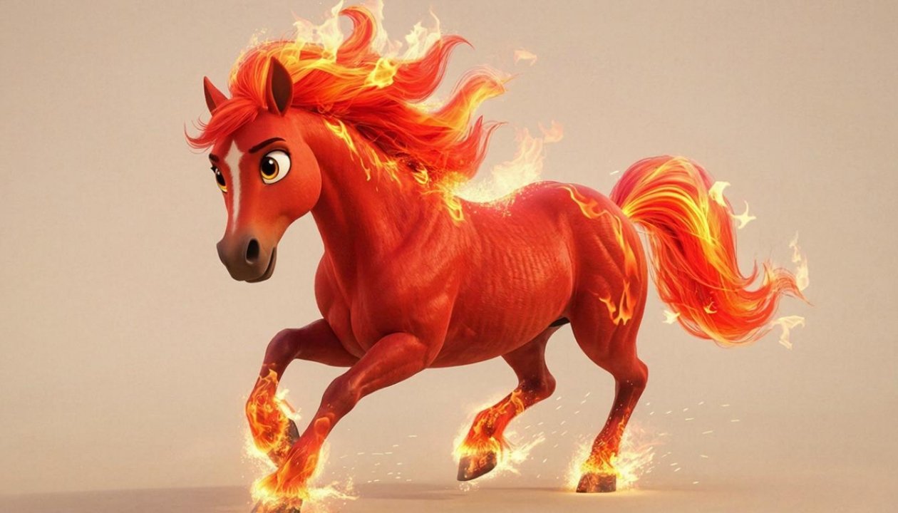 Красная Огненная Лошадь GigaChat (18+)
