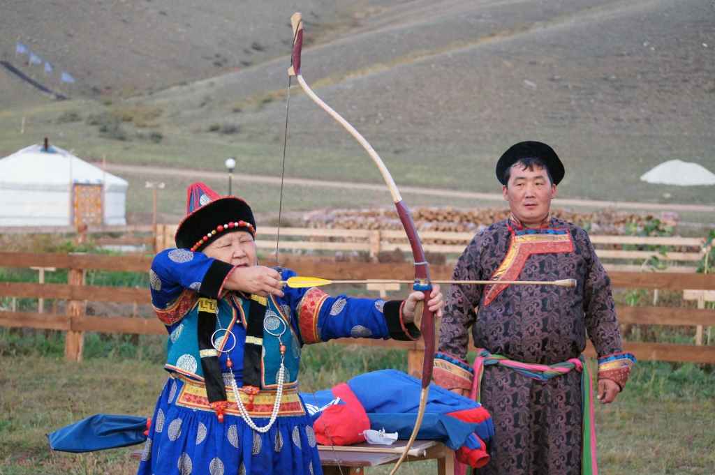 Стрельба из лука в Республике Бурятия, Фото с места события собственное