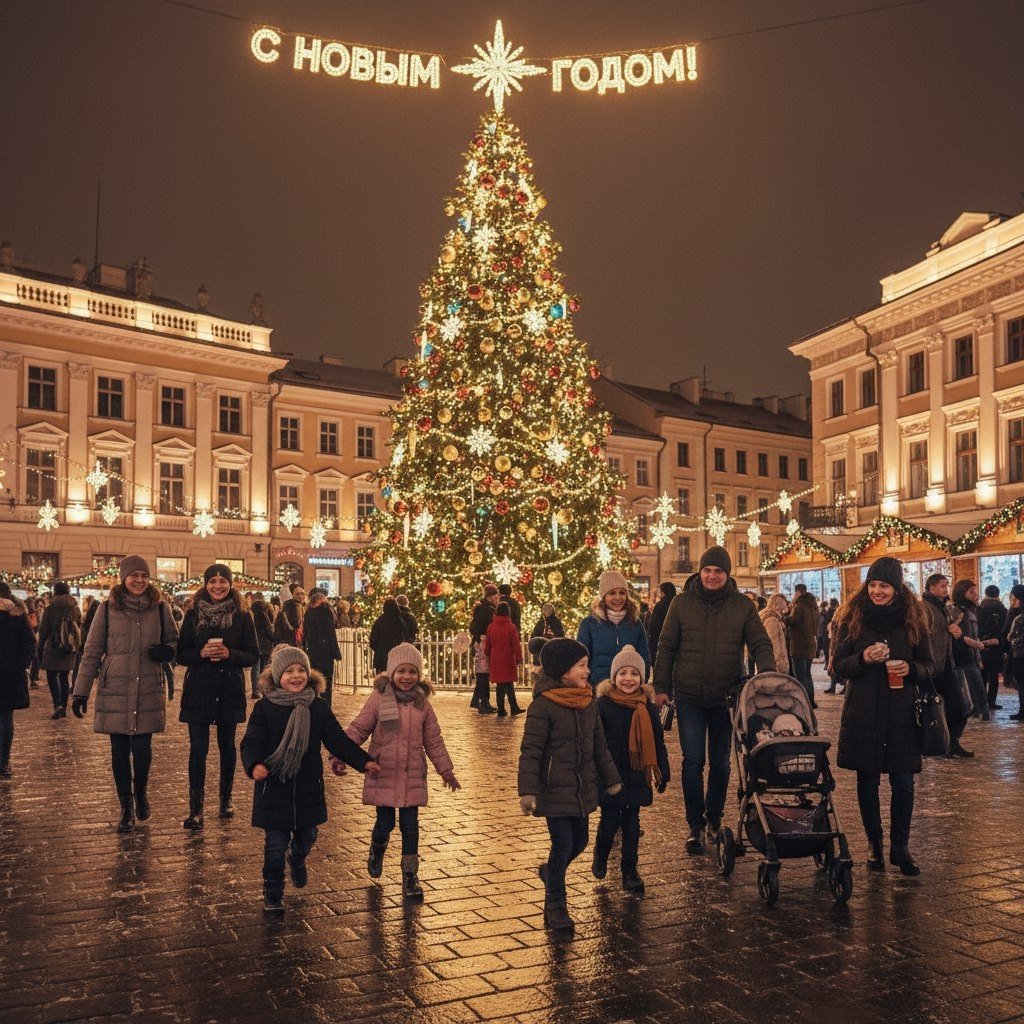 Предновогоднее веселье в декабре: афиша различных мероприятий в Ангарске Сгенерировано в Perplexity (18+)