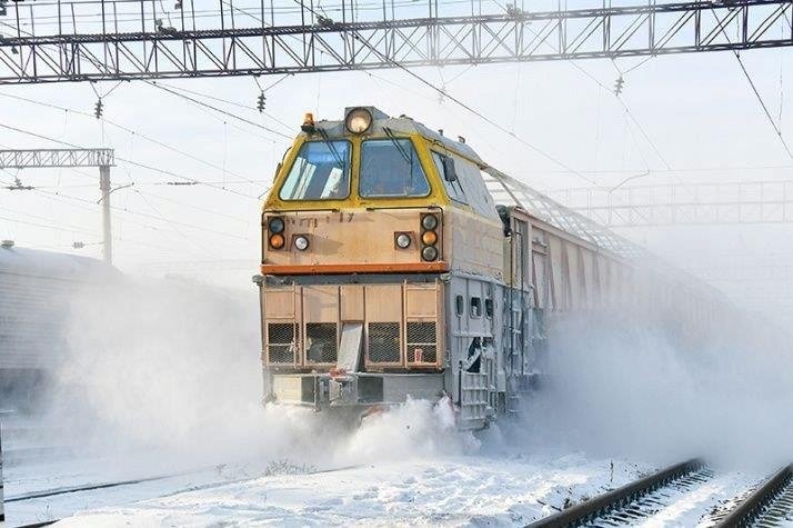 Очистка путей пресс-службы ЗабЖД