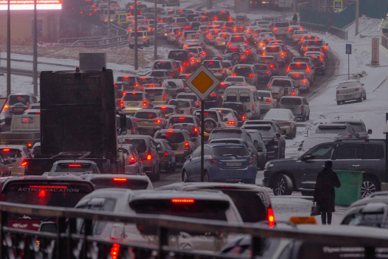 пробка, машины, дорога Мария Смитюк, ИА PrimaMedia.ru