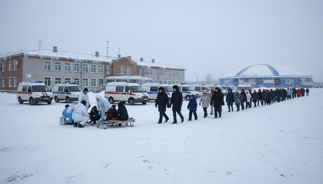 В школе Подмосковья погиб ребёнок при нападении с ножом Сгенерировано