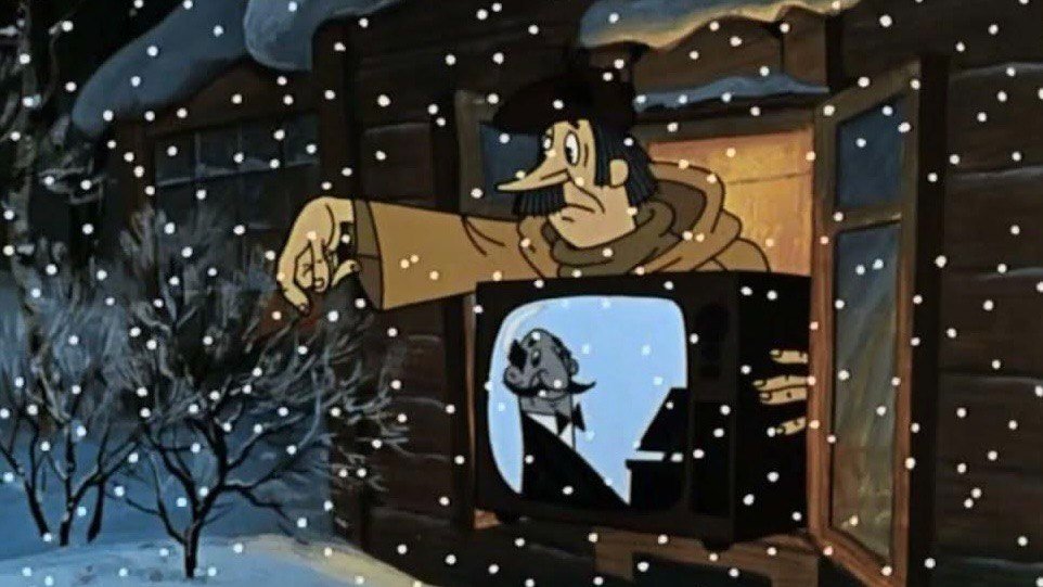 Каждый советский малыш видел эти снежные мультики, вспомните все 7? - ТЕСТ кадр из мультфильма &quotЗима в Простоквашино&quot (0+)